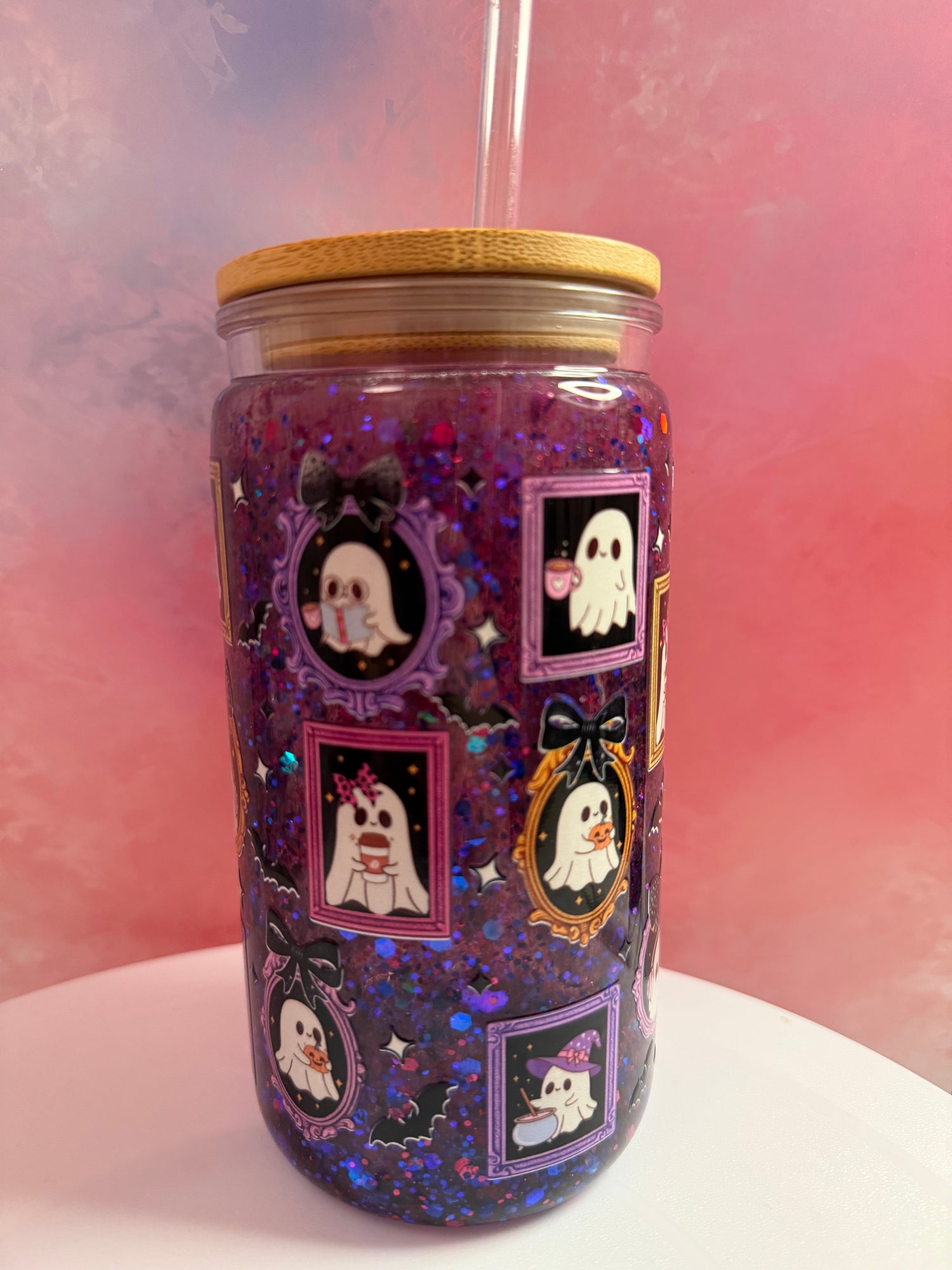 Acrylic Snow Globe Tumbler Collection (16oz/450ml)